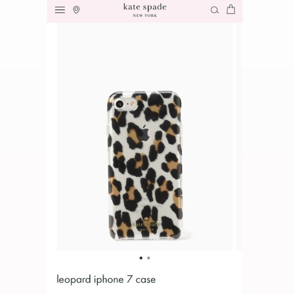 Kate Spade Leopard Print iPhone 7 case